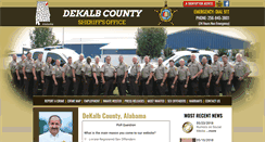 Desktop Screenshot of dekalbcountysheriff.org